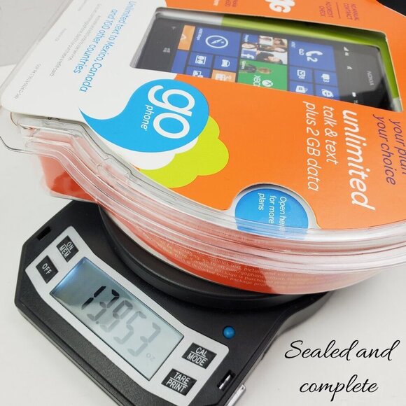 Nokia Lumia 520 Prepaid Smartphone 8GB Black Touch Screen AT&T Phone Sealed - Picture 10 of 10